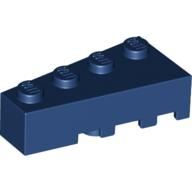 Lego kostka (kostička) 4x2 klín levý, tmavě modrá (4225578)